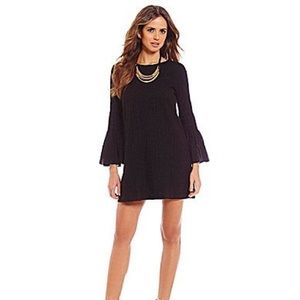 Gianni Bini Bell Sleeve Playsuit in Black color